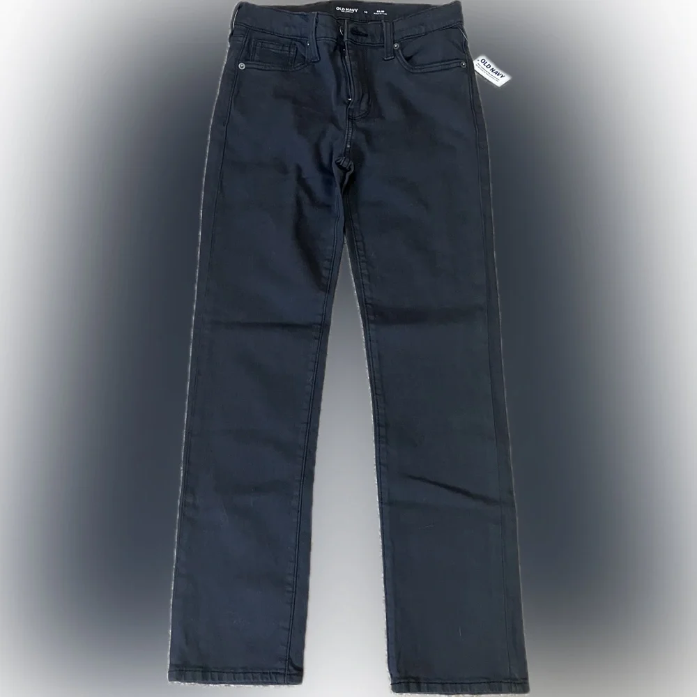 NWT Boy’s Old Navy Dark Gray/Black Jeans Size 12